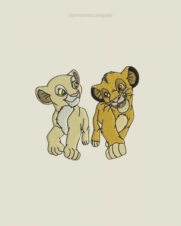 Kit para casal com 2 moletons - Simba & Nala #2 - Imagem 4