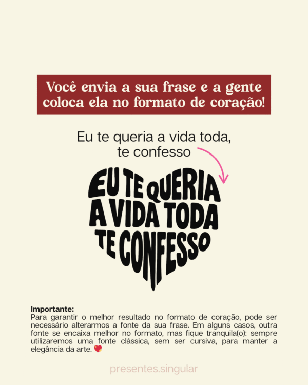 Kit para casal com 2 moletons - Modelo Heart Sayings - Imagem 3