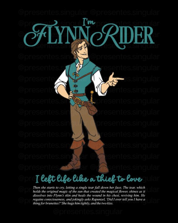 Kit Camisetas Rapunzel & Flynn - Enrolados - Imagem 5